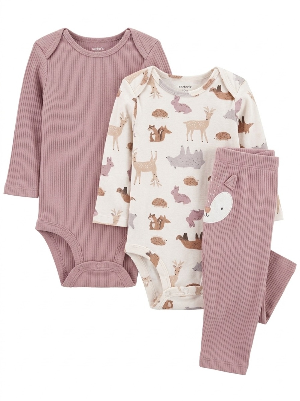 Carter's Girls' Mauve Woodland 3 piece set